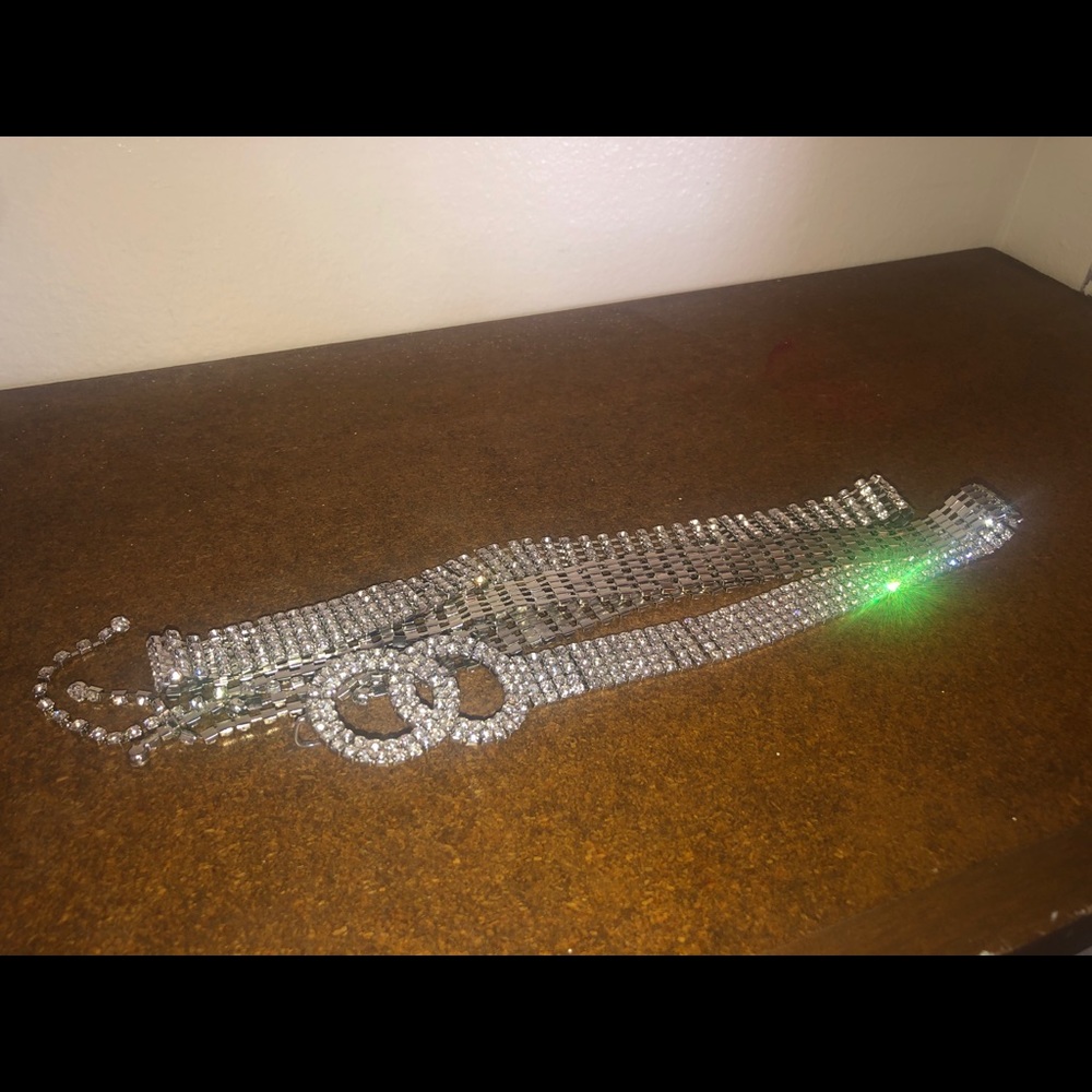 Silver Sparkly Belt